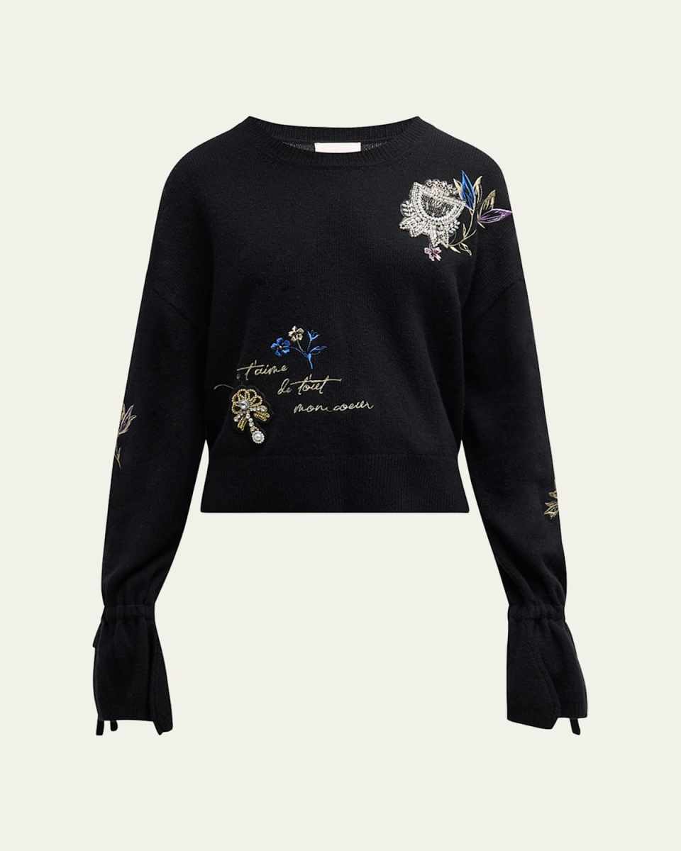 Heritage Patch Tasha Pullover Sweater